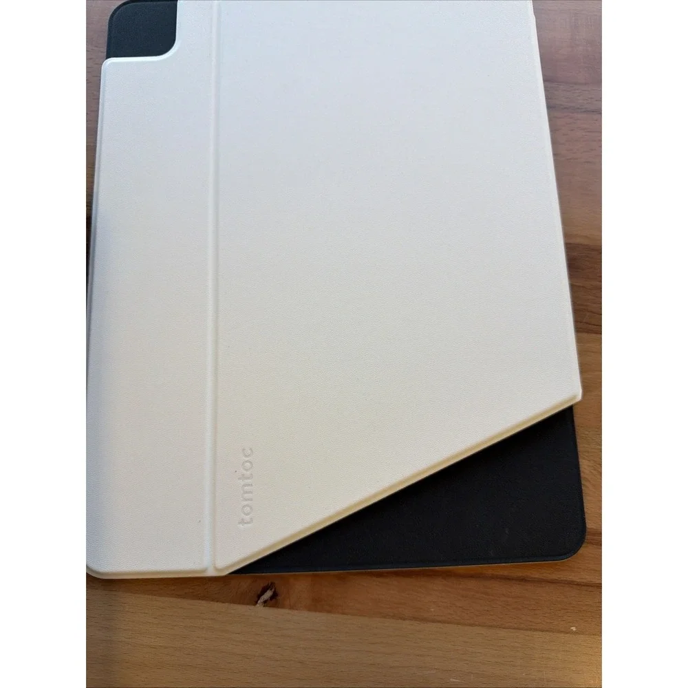 tomtoc Smart Folio Vertical Case for 12.9-inch iPad Pro 12.9-inch, White 3 Layer